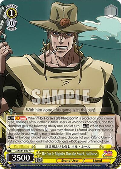 The Gun Is Mightier Than the Sword, Hol Horse JJ/SE41-E07 N