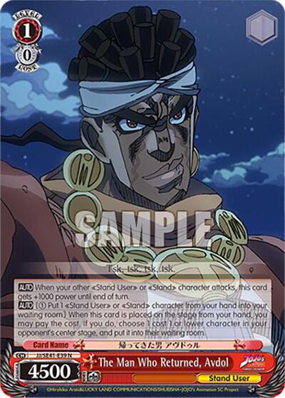 The Man Who Returned, Avdol JJ/SE41-E39 N