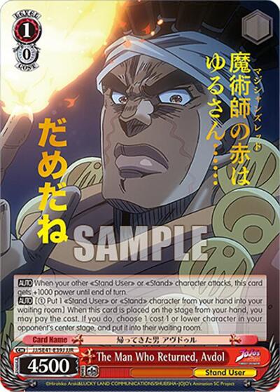 The Man Who Returned, Avdol JJ/SE41-E39J JJR
