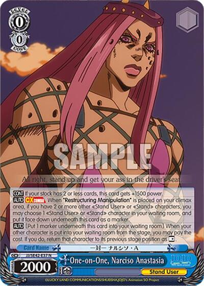 One-on-One, Narciso Anastasia JJ/SE42-E37 N