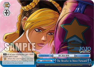 The Resolve to Move Forward JJ/SE42-E58 N