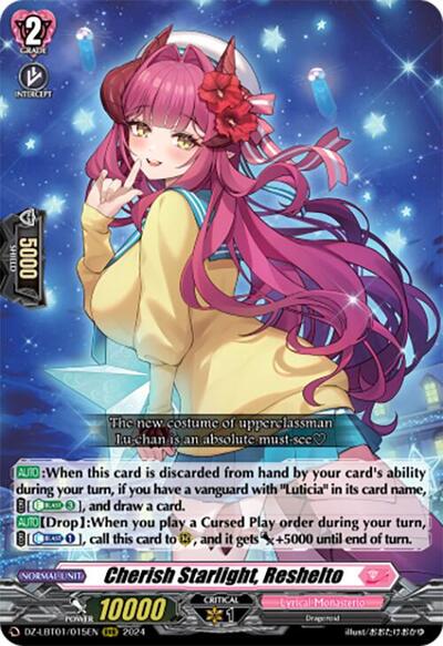 Cherish Starlight, Reshelto [D-Format] DZ-LBT01/015EN