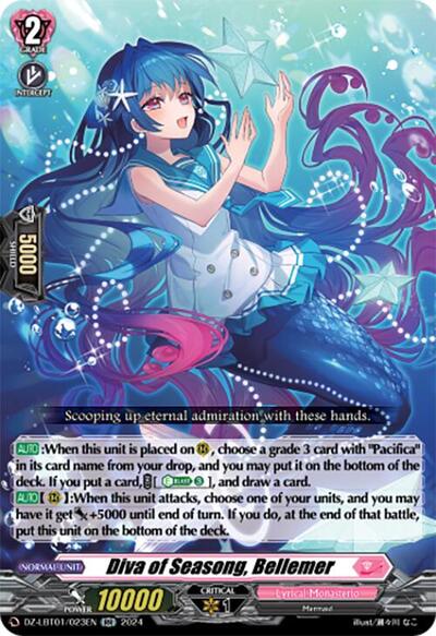 Diva of Seasong, Bellemer [D-Format] DZ-LBT01/023EN