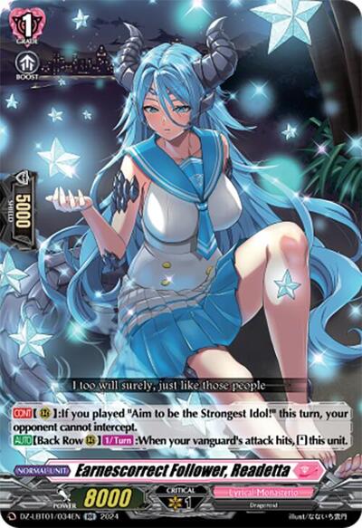 Earnescorrect Follower, Readetta [D-Format] DZ-LBT01/034EN