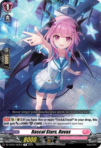 Rascal Stars, Rovas [D-Format] DZ-LBT01/063EN
