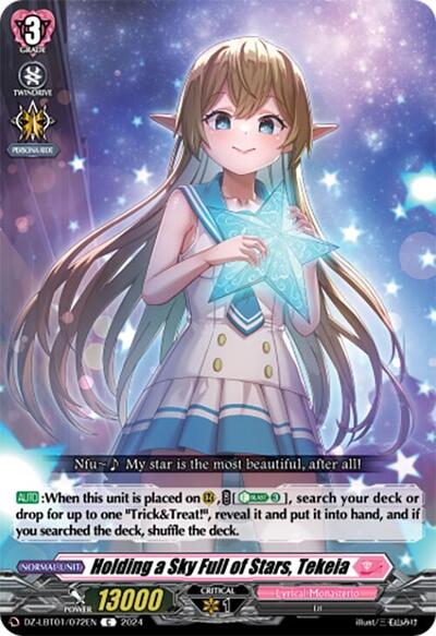Holding a Sky Full of Stars, Tekeia [D-Format] DZ-LBT01/072EN