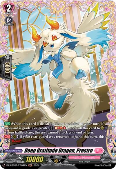 Deep Gratitude Dragon, Prestro [D-Format] DZ-LBT01/FR04EN