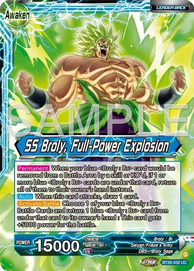Broly // SS Broly, Full-Power Explosion BT26-032