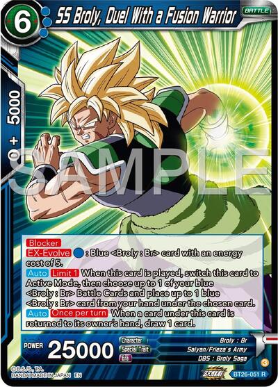 SS Broly, Duel With a Fusion Warrior BT26-051