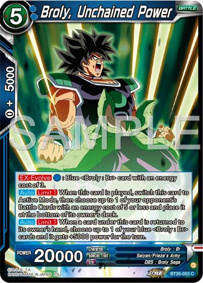 Broly, Unchained Power BT26-053
