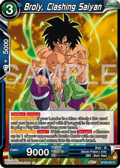 Broly, Clashing Saiyan BT26-054