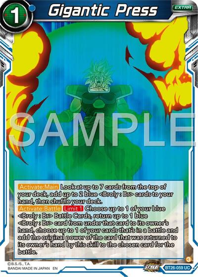 Gigantic Press BT26-059 — Ultimate Advent