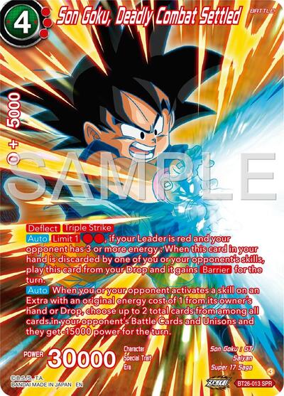 Son Goku, Deadly Combat Settled BT26-013
