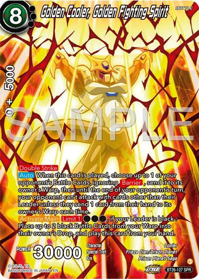 Golden Cooler, Golden Fighting Spirit BT26-127