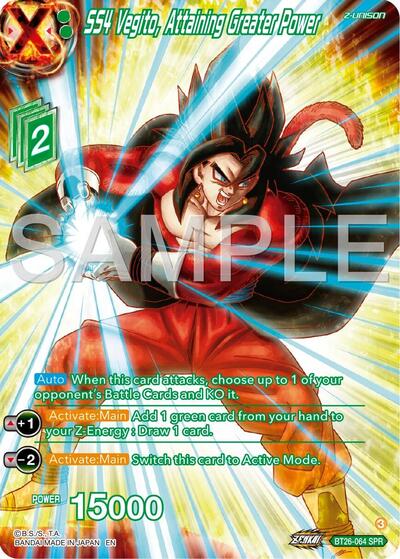 SS4 Vegito, Attaining Greater Power BT26-064