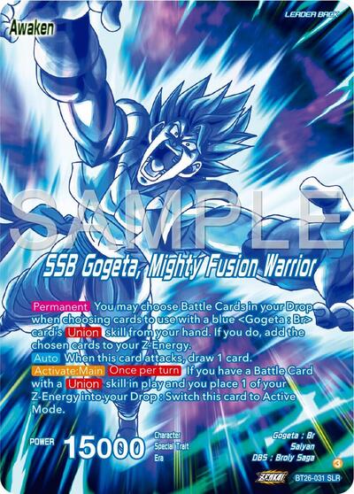 Gogeta // SSB Gogeta, Mighty Fusion Warrior BT26-031