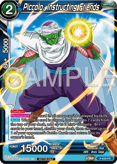 Piccolo, Instructing Friends P-629