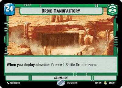 Droid Manufactory — Twilight of the Republic: Hyperspace