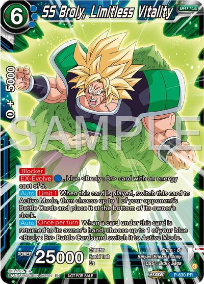 SS Broly, Limitless Vitality P-630
