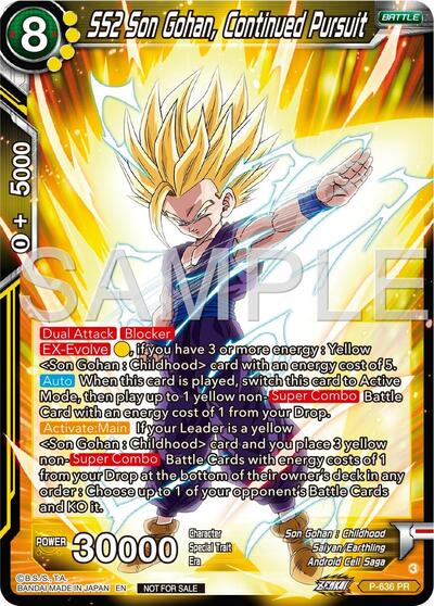 SS2 Son Gohan, Continued Pursuit P-636