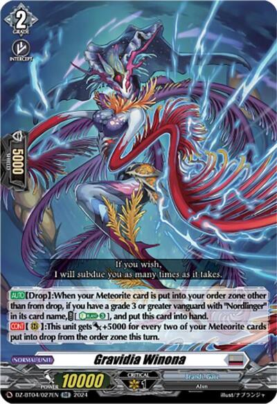 Gravidia Winona [D-Format] DZ-BT04/027EN
