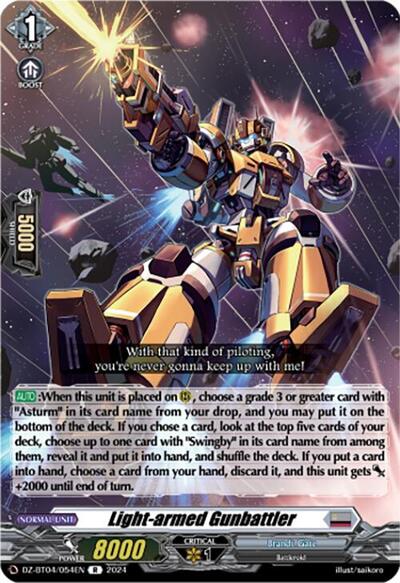 Light-armed Gunbattler [D-Format] DZ-BT04/054EN