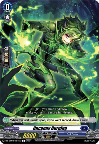 Uncanny Burning [D Format] DZ-BT04/084EN