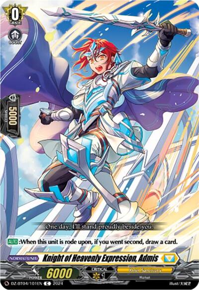 Knight of Heavenly Expression, Admis [D-Format] DZ-BT04/101EN