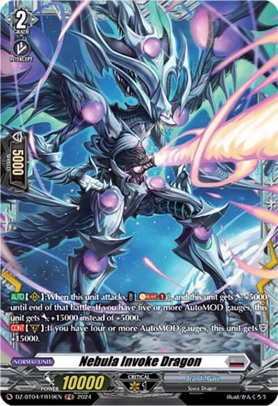 Nebula Invoke Dragon [D-Format] DZ-BT04/FR19EN