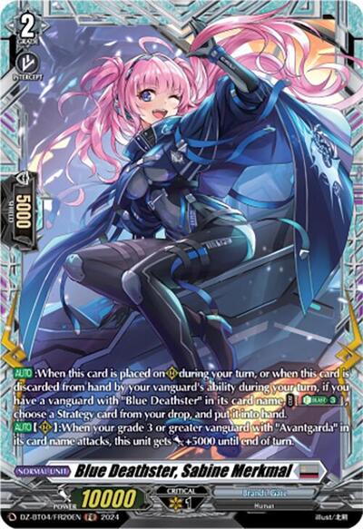 Blue Deathster, Sabine Merkmal [D-Format] DZ-BT04/FR20EN