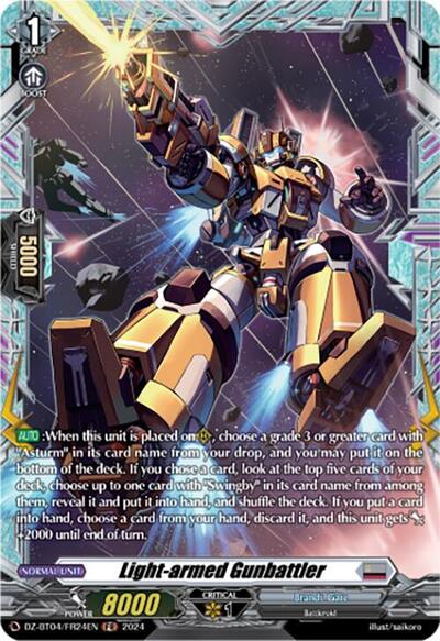 Light-armed Gunbattler [D-Format] DZ-BT04/FR24EN