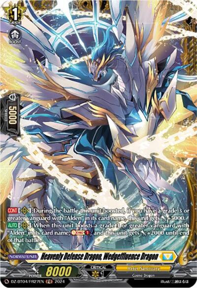 Heavenly Defense Dragon, Wedgeffluence Dragon [D-Format] DZ-BT04/FR27EN