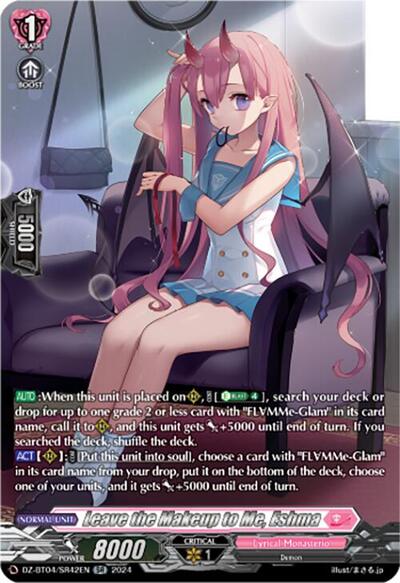 Leave the Makeup to Me, Eshma [D-Format] DZ-BT04/SR42EN
