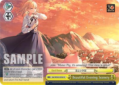 Beautiful Evening Scenery Gbl/WS02-E036 CC