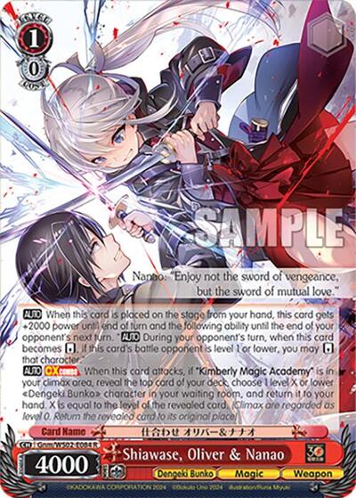 Shiawase, Oliver & Nanao Gnm/WS02-E084 R