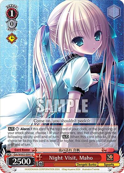 Night Visit, Maho Grk/WS02-E091 U