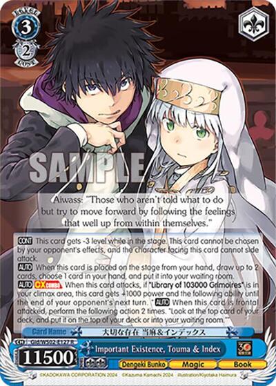 Important Existence, Touma & Index Gid/WS02-E127 R