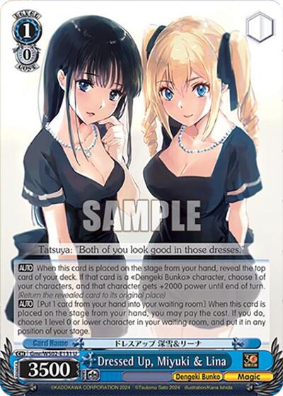 Dressed Up, Miyuki & Lina Gmr/WS02-E131 U