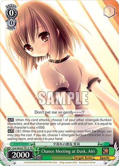 Chance Meeting at Dusk, Airi Grk/WS02-TE15 TD