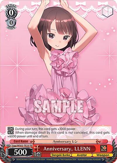 Anniversary, LLENN Ggg/WS02-TE23 TD