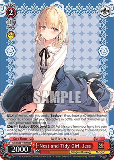 Neat and Tidy Girl, Jess Gbl/WS02-TE26R RRR