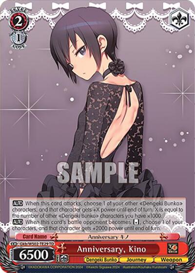 Anniversary, Kino Gkb/WS02-TE29 TD