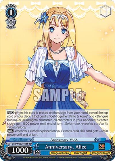 Anniversary, Alice Gso/WS02-TE36 TD