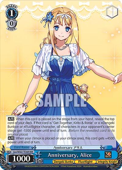 Anniversary, Alice Gso/WS02-TE36R RRR