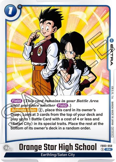 Orange Star High School (FB03-050) [Fusion World] FB03-050