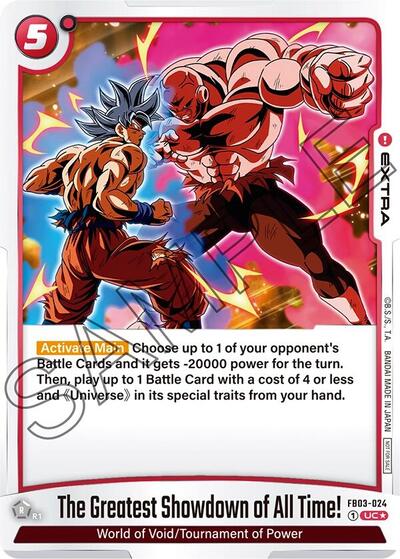 The Greatest Showdown of All Time! (FB03-024) [Fusion World] FB03-024
