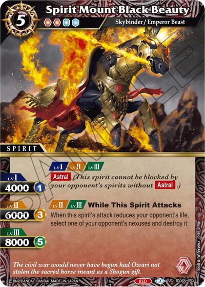 Spirit Mount Black Beauty BSS06-005