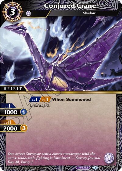 Conjured Crane BSS06-023