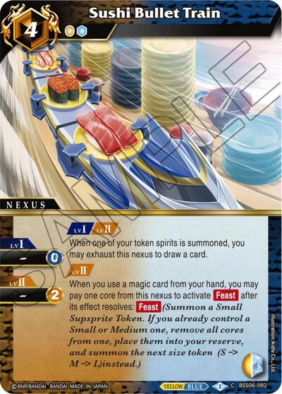 Sushi Bullet Train BSS06-092