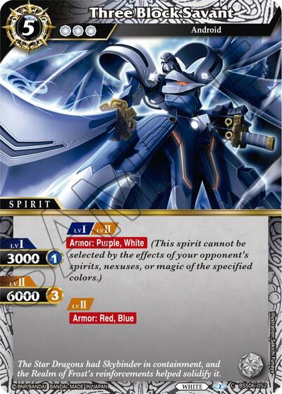Three Block Savant BSS06-052